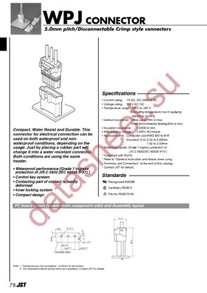 WPJR-(02)V-2-R(NN) datasheet  